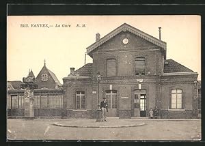 Ansichtskarte Vanves, La Gare, Vor dem Bahnhof