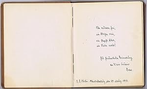 Bild des Verkufers fr Freundschaftsalbum von Ruth Dittrich. Poesiealbum. zum Verkauf von Antiquariat Gnter Hochgrebe