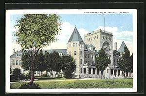 Ansichtskarte Springfield, OH, Ohio Masonic Home, Freimaurer