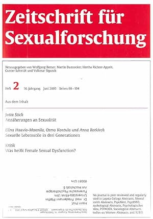Heft 2. Juni 2003. Zeitschrift für Sozialforschung. 16. Jahrgang.