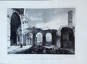 Vue du Colisee, prise de l'interieur du temple de la paix