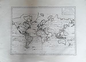 Mappe - Monde suivant la projection des Cartes réduites