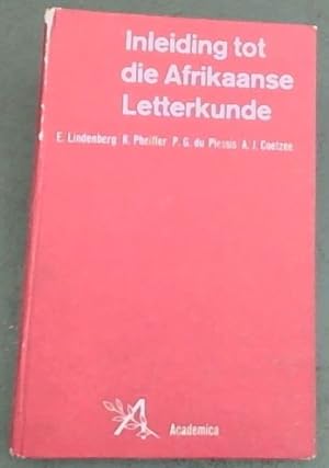 Seller image for Inleiding tot die Afrikaanse Letterkunde for sale by Chapter 1