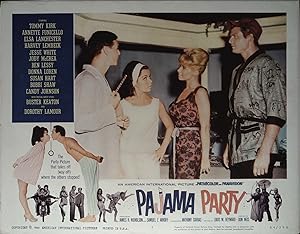 Seller image for Pajama Party Lobby Card #3 1964 Tommy Kirk, Annette Funicello for sale by AcornBooksNH