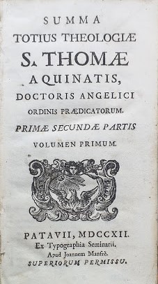 Bild des Verkufers fr Summa totius Theologiae S. Thomae Aquinatis. Vol. II, primae secundae partis zum Verkauf von librisaggi