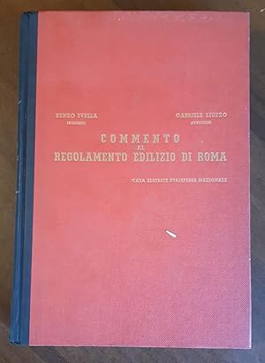 Seller image for Commento al regolamento edilizio di Roma for sale by librisaggi