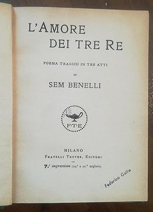 L'AMORE DEI TRE RE