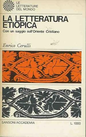 Seller image for La letteratura etiopica for sale by librisaggi