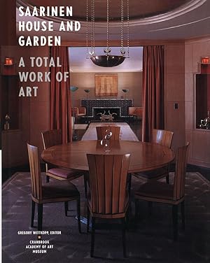 Image du vendeur pour Saarinen House and garden. A total work of art. Introduction by Roy Slade. Essays by Gregory Wittkopp and Diana Balmori. Color photography by Balthazar Korab. mis en vente par Antiquariat Lenzen