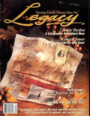 Imagen del vendedor de Legacy: Turning Family History Into Art; Volume 2, Issue 4: Autumn, 2003 a la venta por Dorley House Books, Inc.