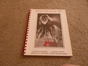 Seller image for SUMMER FALL PREVIEW 1990: DARK HARVEST UNCORRECTED PROOF SIGNED BY STEPHEN GALLAGHER for sale by Books for Collectors