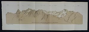 Seller image for Gebirgsansicht gezeichnet am Marscholhorn (Pizzo Moesola). Sicht nach Ost und S�d-Ost. for sale by Biblion Antiquariat