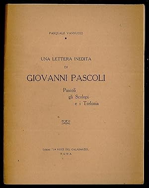 Imagen del vendedor de Una lettera inedita di Giovanni Pascoli a la venta por Sergio Trippini