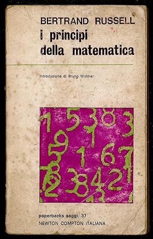 Bild des Verkufers fr I principi della matematica zum Verkauf von Sergio Trippini