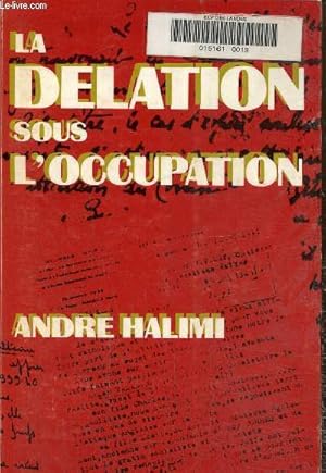 Seller image for La dlation sous l'occupation for sale by Le-Livre