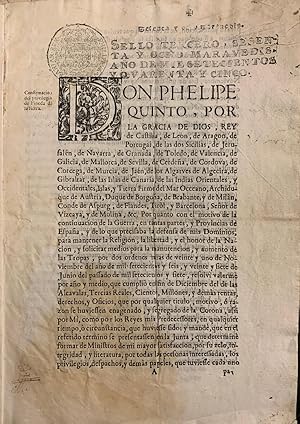 Confirmacion de Felipe V del Privilegio de Pineda de la Sierra (Burgos) dado por el Rey Don Sanch...