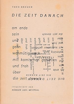 Seller image for Die Zeit danach. Gedichte und Gedanken for sale by Antiquariat Kastanienhof