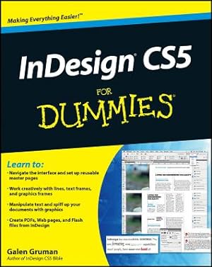 Imagen del vendedor de InDesign CS5 for Dummies (Paperback or Softback) a la venta por BargainBookStores