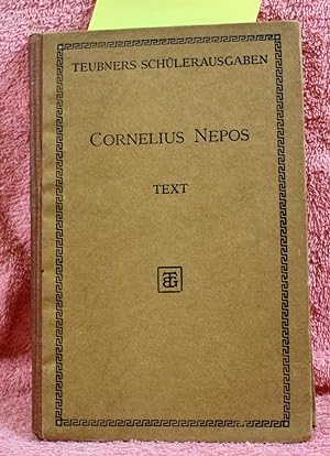 Seller image for DES CORNELIUS NEPOS LEBENSBESCHREIBUNGEN IN AUSWAHL for sale by THE BOOK VAULT