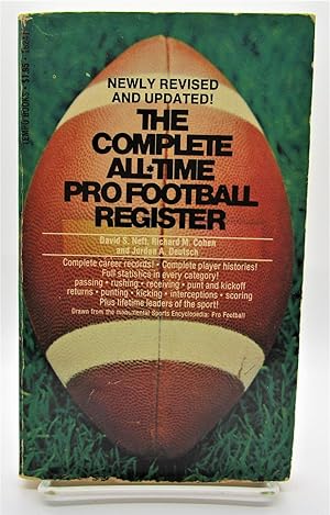 Imagen del vendedor de Complete All-Time Pro Football Register a la venta por Book Nook