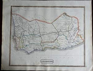 Cape Colony South Africa Cape of Good Hope British Colony 1846 scarce map