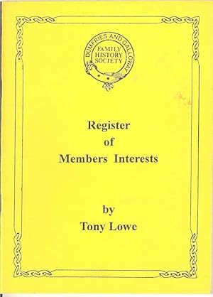 Image du vendeur pour Register of Members Interests mis en vente par Joy Norfolk, Deez Books