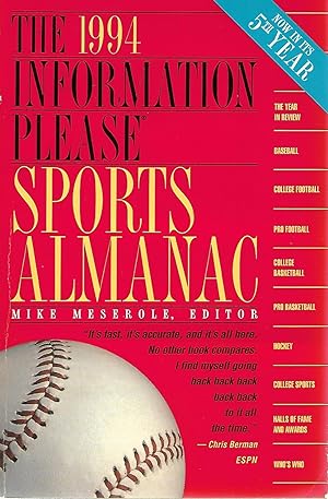 Seller image for The 1994 Information Please Sports Almanac for sale by Cher Bibler