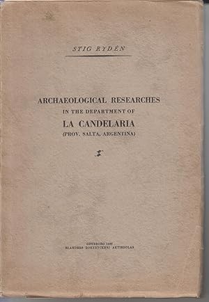 Bild des Verkufers fr Archaeological Researches in the Department of La Candelaria. zum Verkauf von Allguer Online Antiquariat