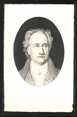 Ansichtskarte Porträt des Dichters Johann Wolfgang Goethe