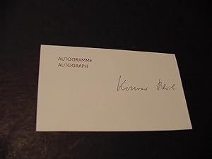 Seller image for SIGNED CARD for sale by Daniel Montemarano