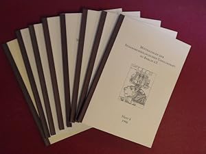 Mitteilungen der Sudanarchäologischen Gesellschaft zu Berlin e.V. (Hefte 1 - 8 von 10 Heften).