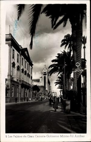 Image du vendeur pour Ansichtskarte / Postkarte Las Palmas de Gran Canaria Kanarische Inseln, Gobierno Militar, Ed Arribas mis en vente par akpool GmbH