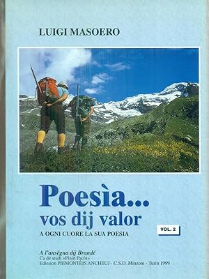 Bild des Verkufers fr Poesia. vos dij valor. vol 2 zum Verkauf von Librodifaccia