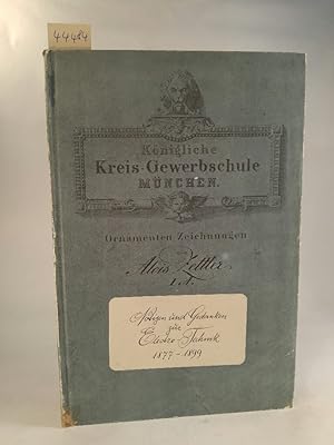 Seller image for Alois Zettler Notizen & Gedanken zur Electro Technik 1877 - 1899 Faksimile Reprint for sale by ANTIQUARIAT Franke BRUDDENBOOKS