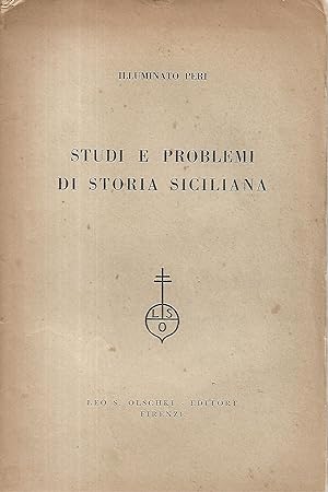 Image du vendeur pour studi e problemi di storia siciliana mis en vente par Libreria Del Corso