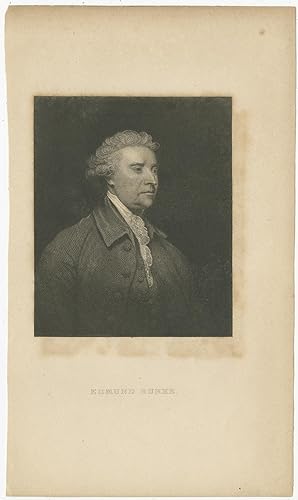 Antique Portrait of Edmund Burke (c.1840)