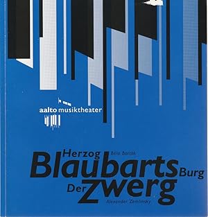 Seller image for Programmheft HERZOG BLAUBARTS BURG / DER ZWERG Premiere 29. Januar 1994 AALTO Musiktheater Spielzeit 1993 / 94 for sale by Programmhefte24 Schauspiel und Musiktheater der letzten 150 Jahre