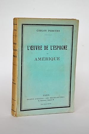 Bild des Verkufers fr L'oeuvre De l'Espagne En Amrique zum Verkauf von Librairie Raimbeau