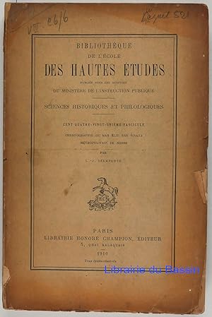 Seller image for Sciences historiques et philologiques 181e Fascicule Chronographie de Mar Elie Bar Sinaya Mtropolitain de Nisibe for sale by Librairie du Bassin