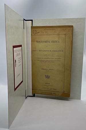 Prolegomena Critica in Vetus Testamentum Hebraicum (etc.)