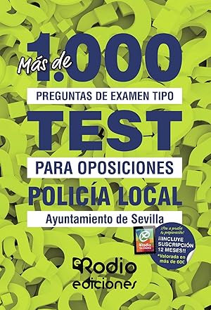 Imagen del vendedor de Polica Local. Ayuntamiento de Sevilla. Ms de 1.000 preguntas de examen. a la venta por Imosver