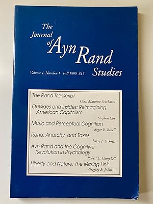 Seller image for The Journal of Ayn Rand Studies, Volume 1, Number 1 for sale by M.S.  Books