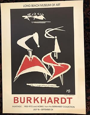BURKHARDT Paintings.1950-1972 and Works from the Burkhardt Collection. (Original Art Exhibition P...