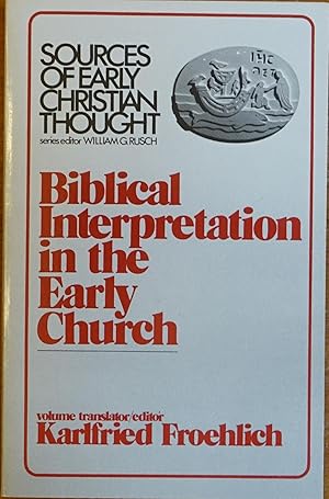 Imagen del vendedor de Biblical Interpretation in the Early Church a la venta por Faith In Print