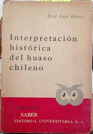 Imagen del vendedor de Interpretacin histrica del huaso chileno. Portada de Nemesio Antnez a la venta por Librera Monte Sarmiento