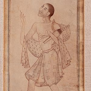 Mughal India Drawing of a Holy Man 17th-18th century