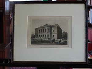 Bild des Verkufers fr Kolorierter Stahlstich - Das Knstlerhaus in Wien. aus Ruthner "Das Kaiserthum Oesterreich" Wien / Darmstadt. zum Verkauf von Antiquariat Buchseite