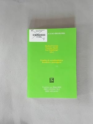 Bild des Verkufers fr Estudos de sociolingstica brasileira e portuguesa. Biblioteca Luso-Brasilieira Vol. 15. zum Verkauf von avelibro OHG