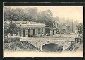 Ansichtskarte Saint-Cloud-Montretout, La Gare, Blick zum Bahnhof