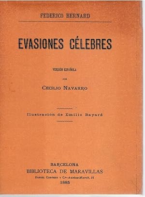 Seller image for EVASIONES CLEBRES for sale by Librera Dilogo